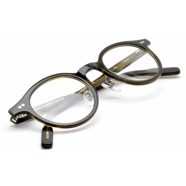 画像5: 蒲池眼鏡舗オリジナル【BOSTON】 brown 44サイズ (5)