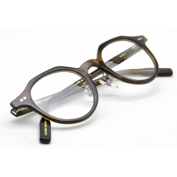画像5: 蒲池眼鏡舗オリジナル【CROWN PANTO】 brown 44サイズ (5)