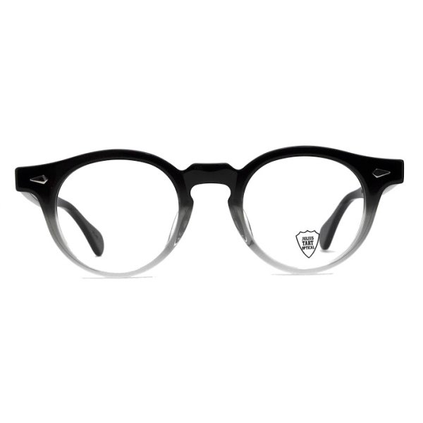 画像1: JULIUS TART OPTICAL/ジュリアス タート オプティカル【HAROLD】Black clear Fade 45サイズ (1)