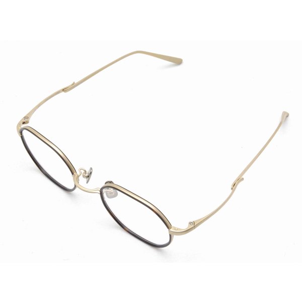 画像4: One/Three Compound Frame/ワンスリーコンパウンドフレーム【cfa-07】10mb Goldmatte/Darkbrown 46サイズ (4)