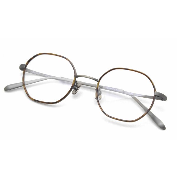 画像5: One/Three Compound Frame/ワンスリーコンパウンドフレーム【cfa-07】10Ac Antiquegold/Havana 46サイズ (5)