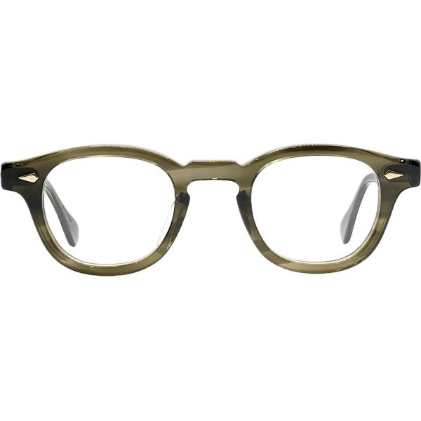 画像1: JULIUS TART OPTICAL/ジュリアス タート オプティカル【AR】Olive Green Sasa 44/24サイズ (1)