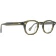 画像4: JULIUS TART OPTICAL/ジュリアス タート オプティカル【AR】Olive Green Sasa 44/24サイズ (4)