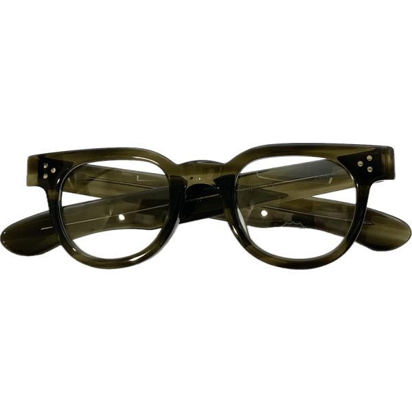 画像6: JULIUS TART OPTICAL/ジュリアス タート オプティカル【FDR】Olive Green Sasa 46/24サイズ (6)