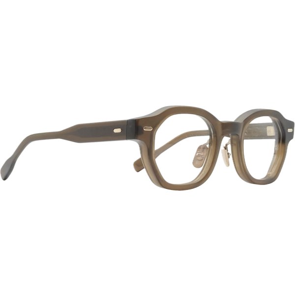 画像4: 蒲池眼鏡舗 別注カラー OG × Oliver Goldsmith/オージーバイ・オリバーゴールドスミス【BETH】 C BROWN 45サイズ (4)