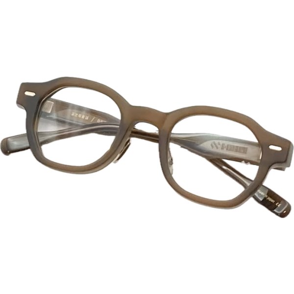 画像7: 蒲池眼鏡舗 別注カラー OG × Oliver Goldsmith/オージーバイ・オリバーゴールドスミス【BETH】 C BROWN 45サイズ (7)