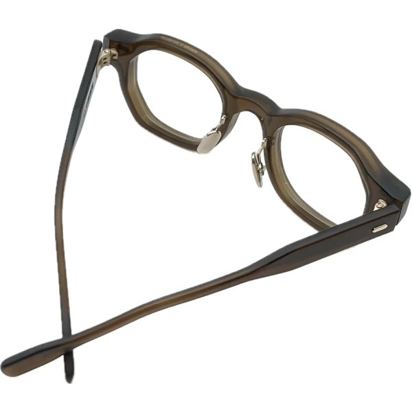 画像6: 蒲池眼鏡舗 別注カラー OG × Oliver Goldsmith/オージーバイ・オリバーゴールドスミス【BETH】 C BROWN 45サイズ (6)