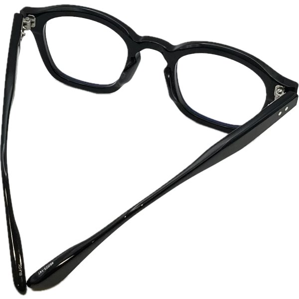 画像6: LUNETTERIE GENERALE/ルネッテリー ジェネラル【COGNAC】BLACK/PALLADIUM 48サイズ (6)