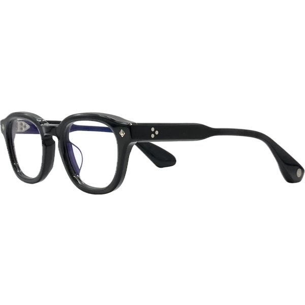 画像2: LUNETTERIE GENERAE/ルネッテリー ジェネラル【APERO AU SOLEIL】BLACK/PALLADIUM 49サイズ (2)