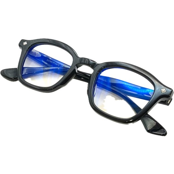 画像7: LUNETTERIE GENERALE/ルネッテリー ジェネラル【COGNAC】BLACK/PALLADIUM 48サイズ (7)