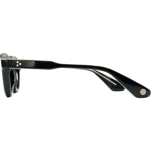 画像3: LUNETTERIE GENERALE/ルネッテリー ジェネラル【HELLO ROMEO】BLACK/PALLADIUM 48サイズ (3)