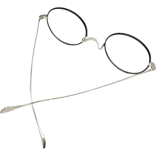 画像6: 蒲池眼鏡舗 限定モデル Oliver Goldsmith/オリバー ゴールドスミス【Oliver Oban】Silver BK 46サイズ (6)