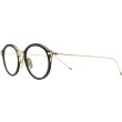 画像2: THOM BROWNE/トム  ブラウン【UEO908A】001  Black/White Gold 49サイズ (2)