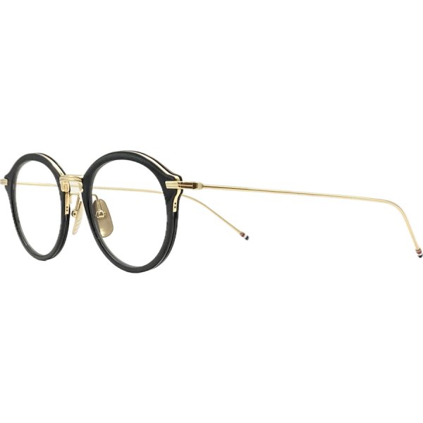 画像2: THOM BROWNE/トム  ブラウン【UEO908A】001  Black/White Gold 49サイズ (2)