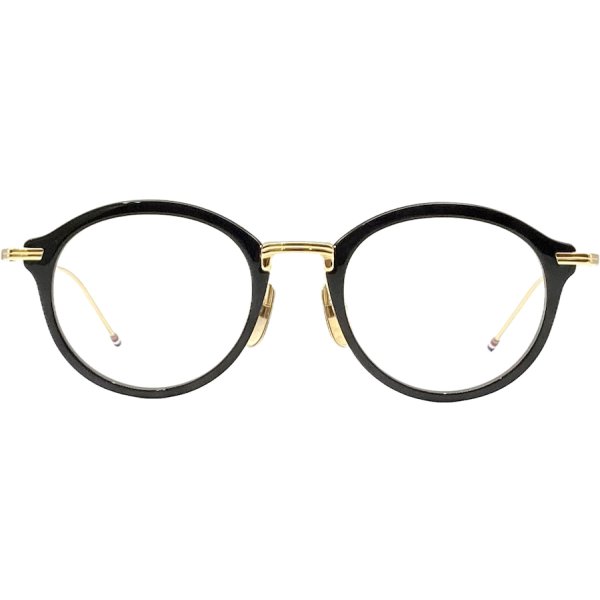 画像1: THOM BROWNE/トム  ブラウン【UEO908A】001  Black/White Gold 49サイズ (1)
