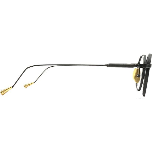 画像5: LUNETTERIE GENERALE/ルネッテリー ジェネラル【NO TIME TO DIE】BLACK & 16K GOLD 49サイズ (5)